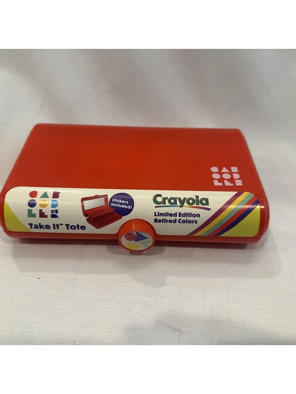 Caboodles Take It Tote Crayola Red Limited Edition Retired Color Makeup Case